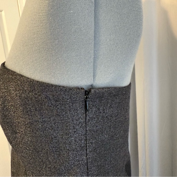 Theory Mica Conie Strapless Shimmer Wool Blend Cocktail Dress Women’s 12 - Picture 5 of 11